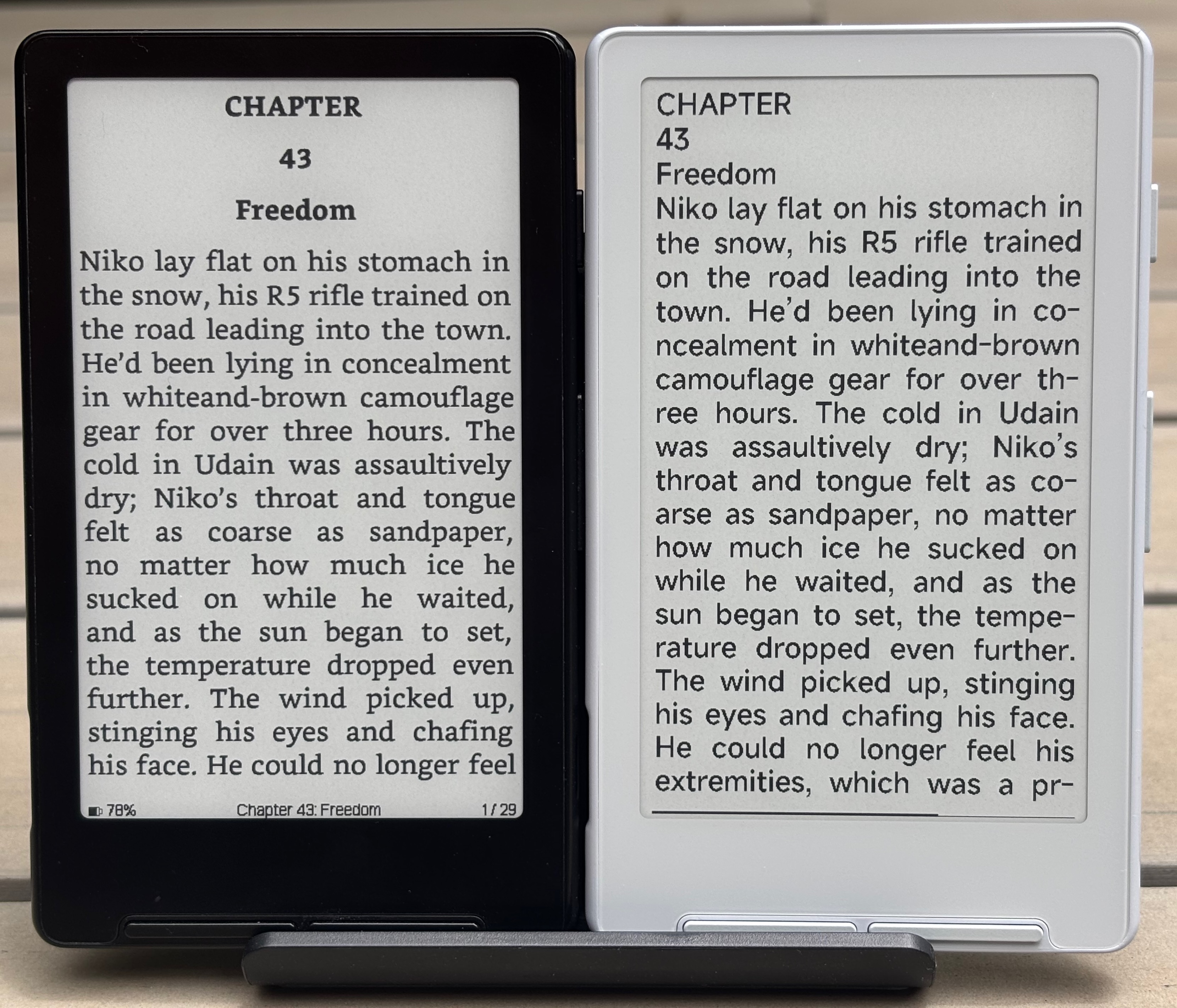 CrossNext Reader X3 阅读界面实拍